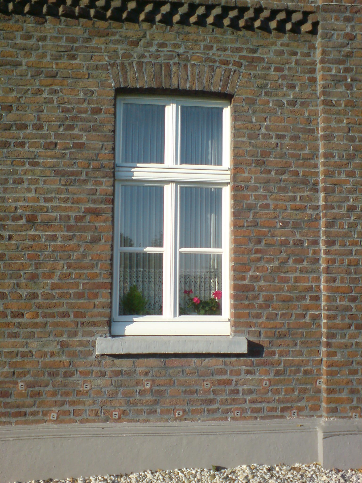 Fenster von frontal Fotografiert